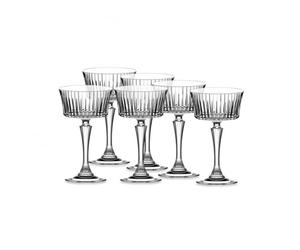 RCR Timeless 1580-1095 Champagne Cup 270 ml Aprox Cristal Templado with Relieve Atemporal
