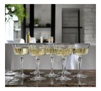 Rcr Timeless 6-Piece Champagne Glass Set, 260ml, Clear