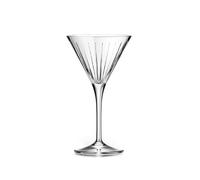 RCR Timeless 6-Piece Martini Glass Set 210 ml - Italian Luxion® Crystal Cocktail Glasses for Martinis & Cocktails