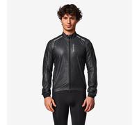 Rcr Ultralight Men's Long-sleeved Road Bike Rain Jacket - Black