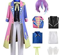 Rcrllya Anime Project Sekai Colorful Stage Cosplay Costume Kamishiro Rui Wig Uniform Dress Outfit Carnaval Party Halloween Suit (Kamishiro Rui+Wig,M)