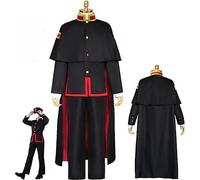 Rcrllya Anime Toilet Bound Hanako kun Jibaku Shounen Uniform Cosplay Costume Set Yashiro Nene Friend Hanako Kun Carnival Wig Props (Hanako Kun,L)
