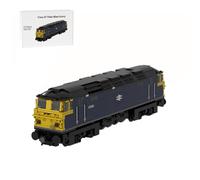 RCstrophex Train Building Blocks Set, 1274PCS Class 47 British Diesel Locomotive MOC Display Train Model, Collector Architecture Railway Building Set, MOC-246227