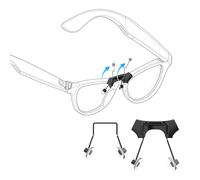 RCstyle HiBloks Non-Slip Eyeglass Nose Pads for Ray-Ban Meta Skyler Gen 1 & 2 (Models RW4010/RW4014, Standard 52-20), Silicone Clip-on Soft Nose Pads for Skyler Meta Glasses, No Impact on Charging
