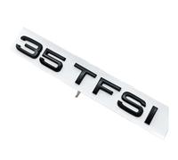 RCTGPGJAC ABS Car Letter Logo 35TFSI 40TFSI 45TFSI Rear Trunk Tail Badge Emblem Decal Compatible With Audi A4 A5 A6 A8(35 TFSI Black)