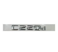 RCTGPGJAC ABS Chrome Letters Emblem Badges Logo Compatible With Mercedes-Benz A180d C180d E180d E200d A220d C220d E220d C250d E350d G350d(C220d)