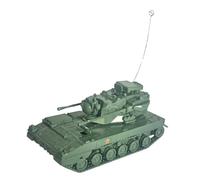 RCULWPLP 1:72 Scale Tank Model, Simulation Gift Option, 4D, DIY, Assembly, Model Building Toys for, green 9.2x4.5x5.5cm