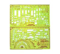 RCULWPLP 2 Rulers for Drawing Traffic Accidents, Painting Stencils, Ruler for Drawing Vehicles