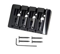 RCULWPLP 4 String Bass Bridge Assembly Tailpiece Hardtail Saddle Bridge for Ukulele