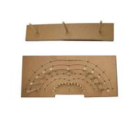 RCULWPLP Accessories for Crafting Wooden Bows, Adjustable And Removable System, for Craft Projects, Suitable for Home Decorations And Gifts, 39.