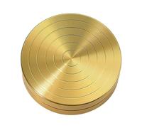 RCULWPLP Ballet Turning Board Non Slip Training Disc Portable Round Aluminum Dance Turning Board Professional Turning Boards for Dancers Suitable for Kids, Gold