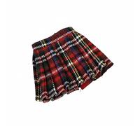 RCULWPLP Bjd Doll Skirt Timeless Design Fashion Accessory for 1/6 Dolls Quick Outfit Change Suitable for Toy Enthusiasts Photography Gift Giving , Waist 12CM , Red Plaid