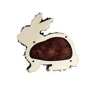 RCULWPLP Busy Board Material Wooden Development Toy Multifunctional Sensory Puzzle Accessory Educational Game for Sensory Training Preschool Education, Rabbit