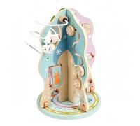 RCULWPLP Children Bead Tree Educational Wooden Bead Maze with Wire Tracks Movable Beads and Sliding Wooden Pieces Promoting Active Manipulation Suitable for Classroom Home