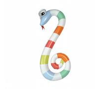 RCULWPLP Children Swimming Float Inflatable Snake Pool Lounger Water Toy PVC Play Piece Lightweight Glide Suitable for Poolside Children 40x105x25cm