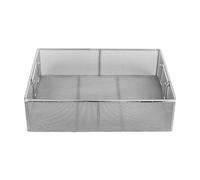 RCULWPLP Cleaner Basket Tray Washing Stainless Steel Medical Instruments Portable Solid Structure Suitable for Organization, S