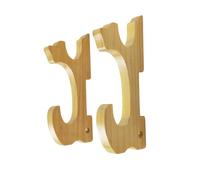 RCULWPLP Display Stand Wooden Holder Adjustable Rack Hook Flexible Installation Bracket for Suitable for Home Office Decor, 2 Tier