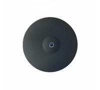 RCULWPLP Electronic Drum Cymbal Pad Percussion Accessory Rubber Triggering Multi-Zone Degree Playing Suitable for live stage music education personal learning, 16 Inch Tri-trigger