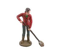 RCULWPLP Farmer People Figures Miniature Figurines Role Play Simulation Farm Doll Educational Learning Toy Suitable for School Projects Table Ornament, woman farmer