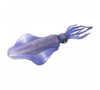 RCULWPLP Figure Marine Creature Model Educational Animal Figurine Realistic Textured Design With Hand-Painted Touch For Kids' Learning Suitable for Aquarium, Blue Squid