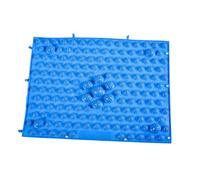 RCULWPLP Foot Massage Pad TPE Acupressure Sensory Mat Toe Massage Pad Fitness Walking Plate Modular Design Suitable for Children Home Use, Blue