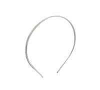 RCULWPLP Hair Hoop Women's Metal Minimalist Fine Layer Accessory Lightweight Function Suitable for Gift Elegant Look Holiday Daily Use, Silver