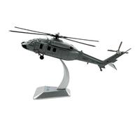 RCULWPLP Helicopter Model 1:100 Scale Educational Toy CNC Processing Alloy with Stand