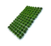 RCULWPLP Miniature Grass Tufts Cluster Scenery Model Artificial Train Decor DIY Material with Application And Autumn Suitable for, Green