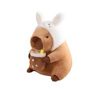 RCULWPLP Otter Doll Stuffed Capybara Animal Toy Cushion Soft Pillow Cute Material Suitable for Bedroom Sofa Living Room Decoration, Rabbit 40cm