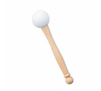 RCULWPLP Rubber Mallet Crystal Bowl Percussion Hammer Comfortable Grip Gentle Impact for Mindfulness Practice Meditation Relaxation, Ball Stick