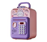 RCULWPLP Small Piggy Bench Modern Savings Savings The Savings Machine Digital Password Electric Banc ATM Banc for ATM for, Pattern