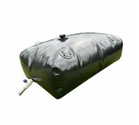 RCULWPLP Storage Pouch Reservoir Water Bag Foldable Portable Water Bladder Thickened PVC Mesh Cloth Suitable for home vehicle dry environment use , 1m X 1m X 0.5m 500L