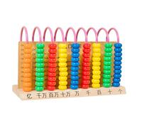 RCULWPLP Wooden for Children Mathematics with Beads, Educational Math Games, Preschool Learning Toys, Mathematics Toys, 9 Row