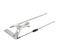 RCXCLXLH 4mm Integrated Flex Shaft System With Rudder For RC Boats Compatible With Bayonet And M4 Propellers Includes Shaft Mount(For threaded paddles)