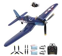 rcxsuv VOLANTEX F4U Corsair 4 Channel - Remote Control Airplane with 3 Flight Modes & XPilot Stabilization, 2.4G RC Airplane for Adults Beginner, One Key Aerobatic