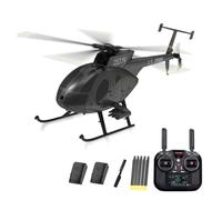 RCXTechPro 1/16 YUXIANG F119S MD500 RC Helicopter, 9CH 2.4G Flybarless Little Bird Aircraft with Optical Flow, 6G/3D Flight Modes & Brushless for Advanced Players -RTF