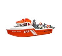 RCXTechPro Brushless RC Boat for Adults, New 694 2.4GHz 8KM/H Simulation Rescue Tugboat with Long Endurance High-Speed Motor Waterproof Hull RTR Remote Control Ship for Lakes