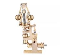 RCXTechPro Mini Steam Engine Model That Works, 58 x 36 x 90mm Mini Brass Steam Engine Flyball Governor with 3mm Steam Tube Port, Physical Experiment Kits