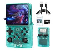 RCXTechPro R40S PRO Handheld Game Console, 256GB TF Card with 30000+ Classic Games & 45+ Emulator 3.5-Inch IPS Screen Retro Gaming Console Linux System Portable Mini Video Player