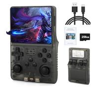RCXTechPro R40S PRO Handheld Game Console, 256GB TF Card with 30000+ Classic Games & 45+ Emulator 3.5-Inch IPS Screen Retro Gaming Console Linux System Portable Mini Video Player