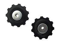 Shimano Deore RD-M6000 SGS Tension & Guide Pulley Jockey Wheels - Black / 10 Speed / SGS Black