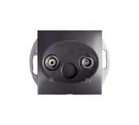 RD/TV antenna socket terminating separate Simon 54 DAK.01/48