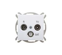 RD/TV/SAT antenna socket end without frame IP20 SENTIA 1453-10