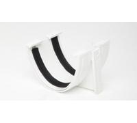 RD502W Polypipe Polyflow Union Joiner for 117mmx 75mm PVCu Half Round deepline guttering Systems
