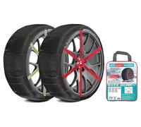 RD9 Grip Textile Snow Chains, Size No. 570, Set of 2, Gloves Included