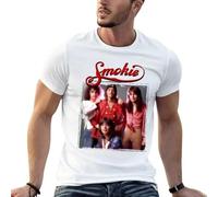 RDBGHAUK Smokie T-Shirt Tops Cute Clothes Slim fit t Shirts for Men White M
