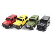 RDC 1:24 LAND ROVER DEFENDER (3 ASSTD)