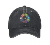 RDCGRS Baseball Cap Fashion Magic Games Gathering MTG Men Women Distressed Denim Snapback Hat Guild Wheel Unstructured Soft Outdoors