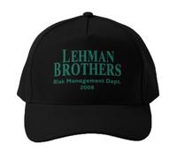 RDCGRS Baseball Cap Unisex Lehman Brothers Risk Management Departme Hat Snapback Spring Casquette Solid Color Outdoor Sun Sport Hip Hop Outdoor
