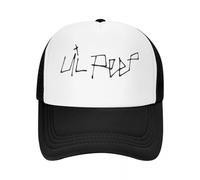 RDCGRS Lil-Peep-Logo Trucker Caps Unisex Sport Dad Hat Sun Hats Sun Caps Breathable Snapback Caps Mesh Baseball Cap Washable